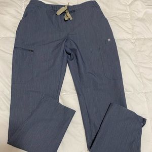 Figs Heather Denim Yola Small